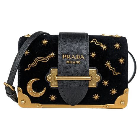 prada stars and moon velvet bag|Prada Small Velvet Astrology Cahier Bag .